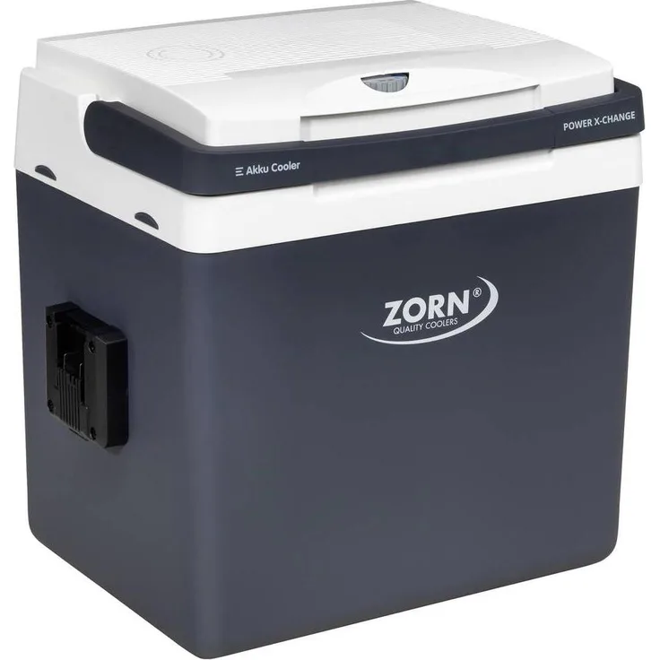 Zorn Kühlbox, 25 l Akku Kühlbox mit Peltier-Kühlsystem und ergonomischem Tragegriff, kabelloses Kühlen bis zu 10 h