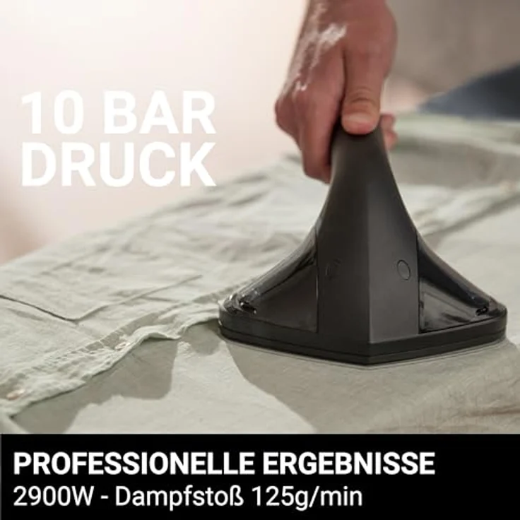 STEAMONE SteamCube Dampfglätter 2900W, 10bar, 125g/min, 2500ml Wassertank, entfernt 99,99% Keime, 90min Betriebsdauer, vertikaler und horizontaler Gebrauch – Bild 2