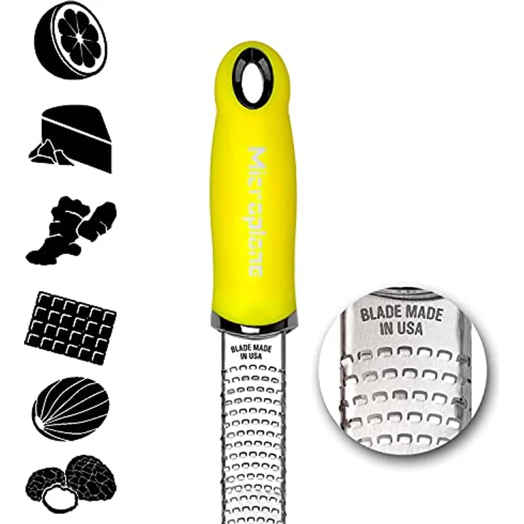 Microplane Zester-Reibe Premium Neon Gelb – Bild 2