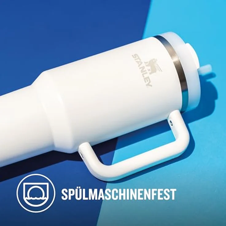 Stanley Quencher H2.0 Flowstate Trinkflasche 1.2L, Edelstahl, hält Getränke 11 Stunden kalt, 48 Stunden eisgekühlt, BPA-frei, spülmaschinenfest, Frost – Bild 5