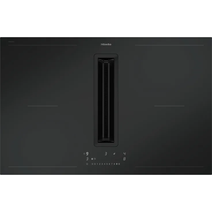 Miele KMDA 7876 FL-U Induktionskochfeld 80 cm mit integriertem Dunstabzug, autark, Vario-Zonen, A+, flächenbündig