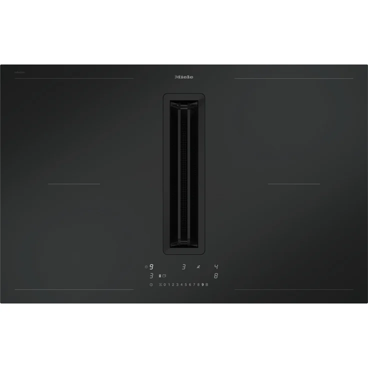 Miele KMDA 7876 FL-U Induktionskochfeld 80 cm mit integriertem Dunstabzug, autark, Vario-Zonen, A+, flächenbündig – Bild 1