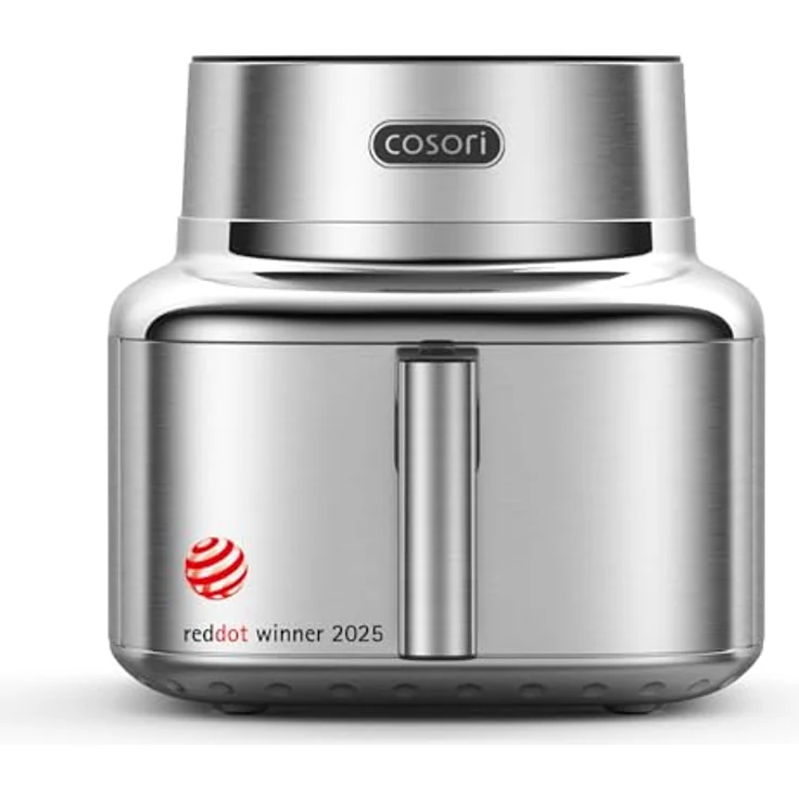 COSORI ICONIC™ Heißluftfritteuse 6,2 L aus Edelstahl, kompakt, mit Touchdisplay, voreingestellten Programmen & spülmaschinenfestem Frittierkorb – Bild 2
