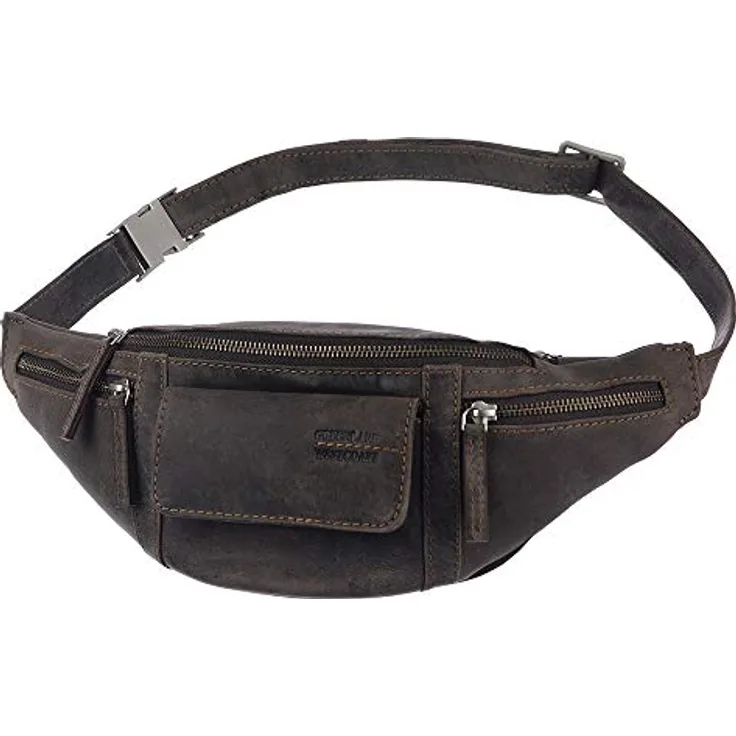 Greenland Nature Westcoast Gürteltasche Leder, 36 cm, braun, 100% Leder, Sattel-Farbe