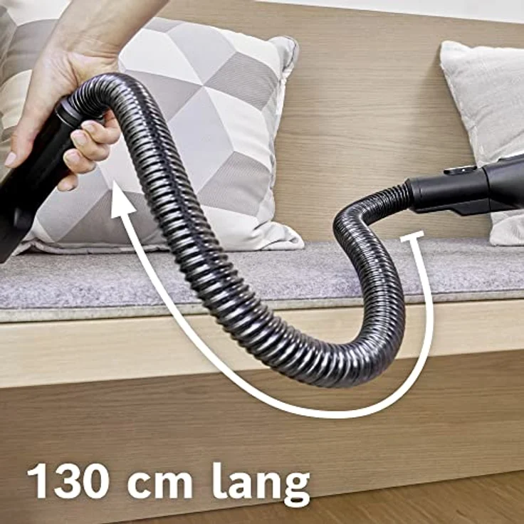 BOSCH flexibler Schlauch BHZUFEHN, Geschirrspüler-Zubehör, 136,5 cm lang, schwarz – Bild 2