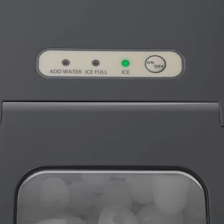 TREBS Eiswürfelmaschine 99363, tragbarer Eiswürfelbereiter mit 1,85 Liter Wasserbehälter, weiß – Bild 6