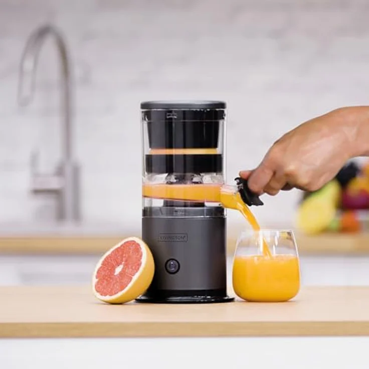 LIVINGTON Entsafter JuiceBoost M36657, 10 W, elektrisch, Schwarz - Preisvergleich – Bild 2