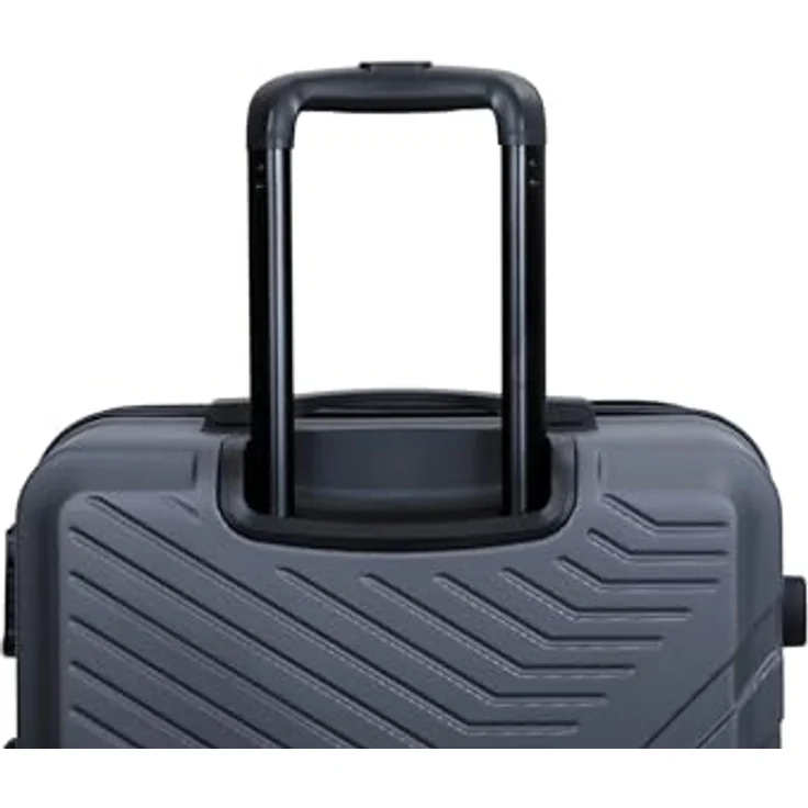 Travelhouse Bali Stabiler Koffer-Set 3tlg. Trolley Koffer Reisekoffer Grau ABS Hartschale Kofferset 4 Rollen TSA Kombinationsschloss – Bild 4