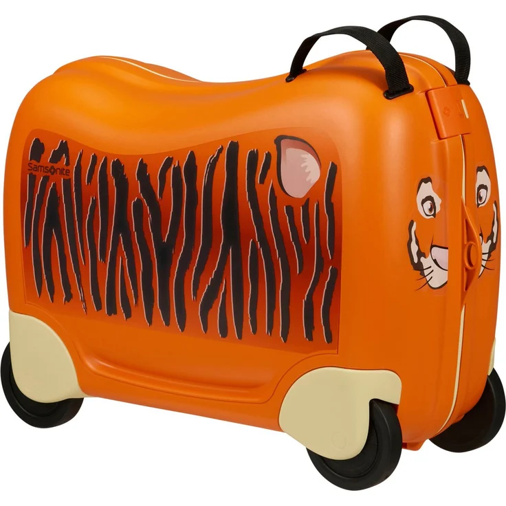 Samsonite Kinderkoffer Dream2Go Ride-on Trolley, Tiger, 4 Rollen, Handgepäck-Koffer für Kinder mit Fahrfunktion – Bild 1