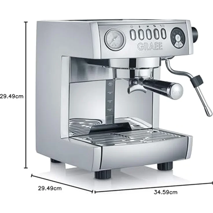 Graef ES850EU Espressomaschine, Aluminium, Edelstahl, Silber – Bild 8