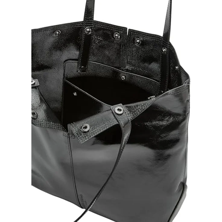 Liebeskind Rive Shopper Tasche, 40 cm, 100% Leder, schwarz – Bild 2