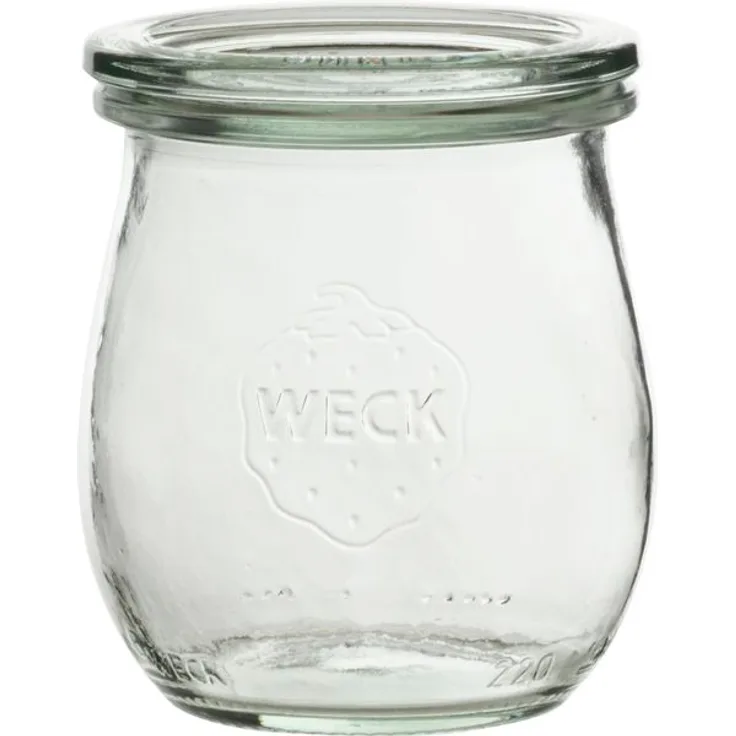 WECK Einkochglas Tulpenform, 6-tlg., klar, Inhalt: 0,22 Liter