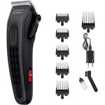Rowenta X Karl Lagerfeld Perfect Line Clipper TN152LF0, Rechargeable, Corded, 1-25 Mm, Black/Red