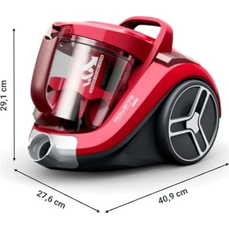 Rowenta Bodenstaubsauger RO4B13, 900 W, ohne Beutel, Compact Power XXL, 2,5 Liter, schwarz – Bild 7