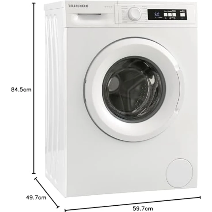Telefunken W-01-52-W, Frontlader-Waschmaschine, D, Fassungsvermögen 5 kg, Standgerät, Breite 60 cm – Bild 8