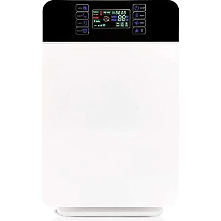 MediaShop Livington AirPurifier Luftreiniger, bis zu 30m² | 6-Filter-System | zuschaltbares UV-Licht | Automatik-Funktion | 3 Stufen | Timer – Bild 2