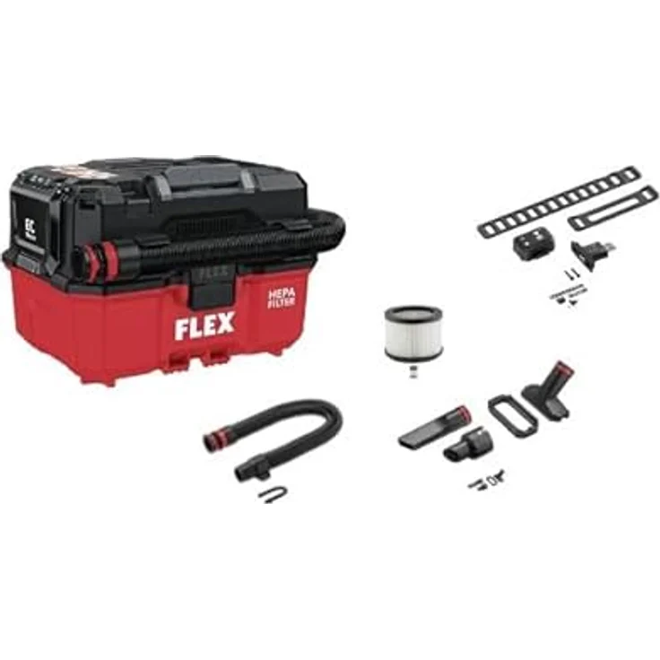 Flex Nass-Trocken-Akkusauger VC 9 L MC 18 RC, 9,5 L Behältervolumen, kompatibel mit FLEX 18 V Akkupacks, ohne Akku und Ladegerät – Bild 8