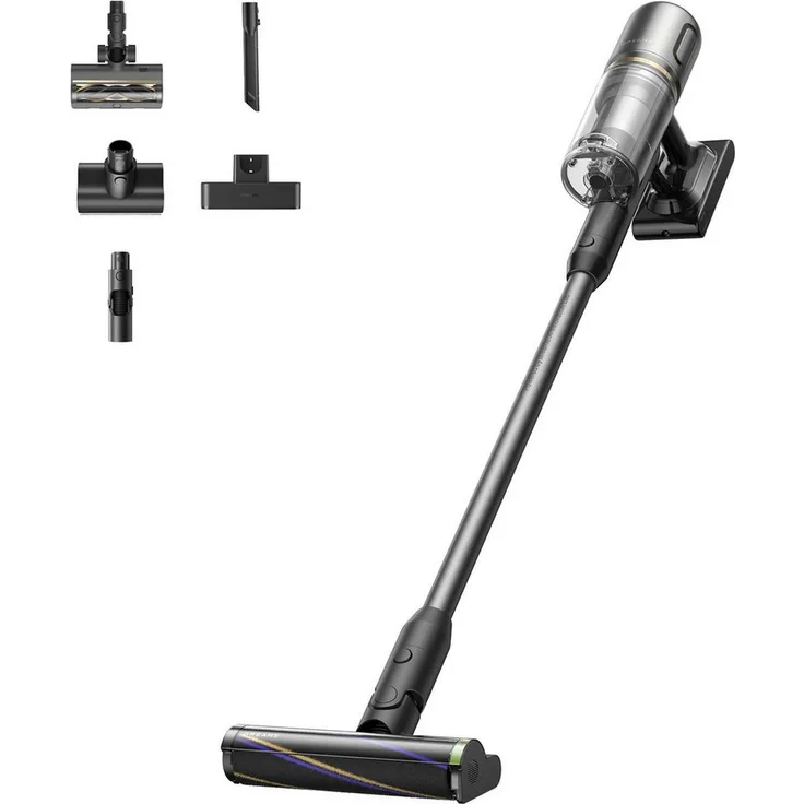 Dreame R20 Slim, Akku-Stielstaubsauger mit 600 W, 190 AW Saugkraft, beleuchteten Bürsten und HEPA-Filter, beutellos