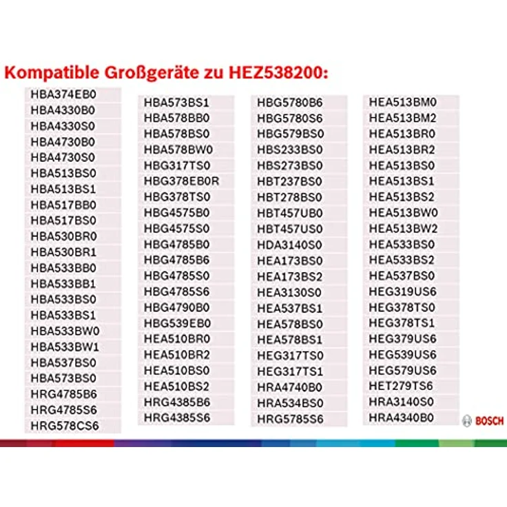 Bosch HEZ538200, Backofen-Teleskopauszug, Edelstahl, 2 Auszugsebenen – Bild 4