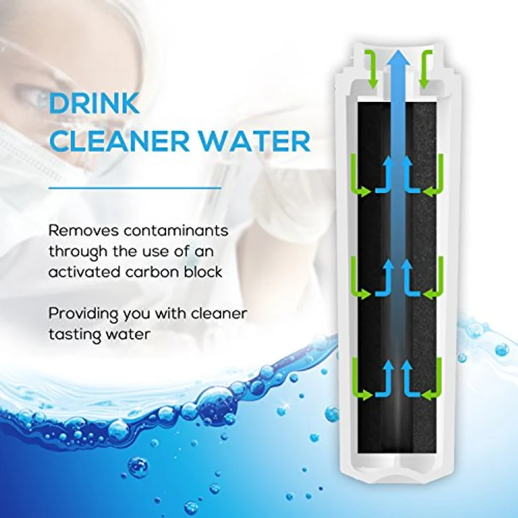 Trinkwasserladen EcoAqua EFF-6007A Wasserfilter für UKF8001, 2839 Liter Kapazität, 1,9 l/min Durchfluss – Bild 5