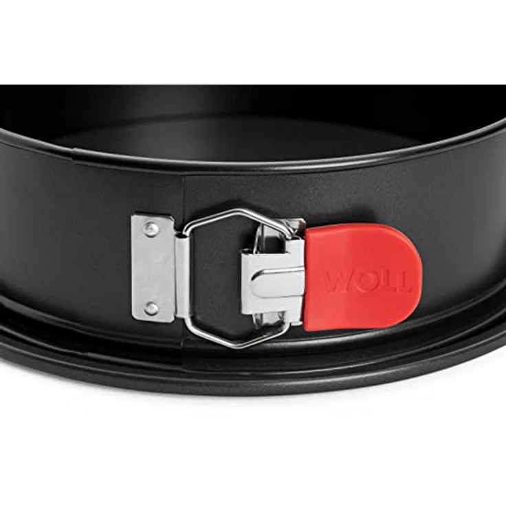Woll Bakeware Springform Ø 26 cm, mit auslaufsicherem Boden, Schnellverriegelung und hitzebeständigen Silikongriffen bis 230°C, PFAS-frei, zweilagige Antihaftbeschichtung, aluminisierter Stahl – Bild 3