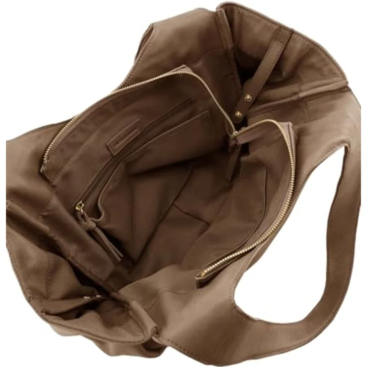 FredsBruder Just Easy Shopper Tasche aus 100% Leder, 33 cm x 15 cm x 26.5 cm, braun – Bild 3