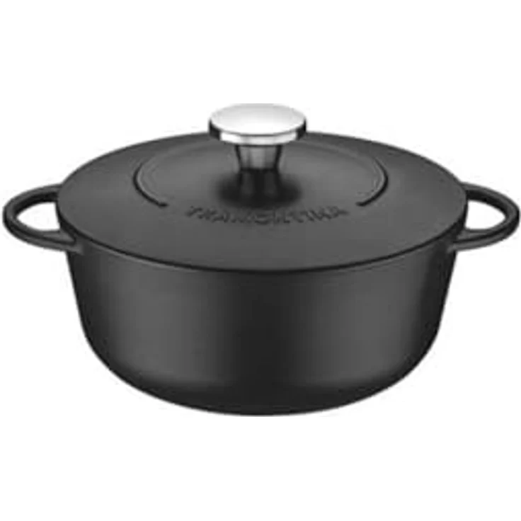 Tramontina 20906-024 Trento Bräter, Schmortopf aus Gusseisen, Durchmesser 24 cm, 4 liters – Bild 2