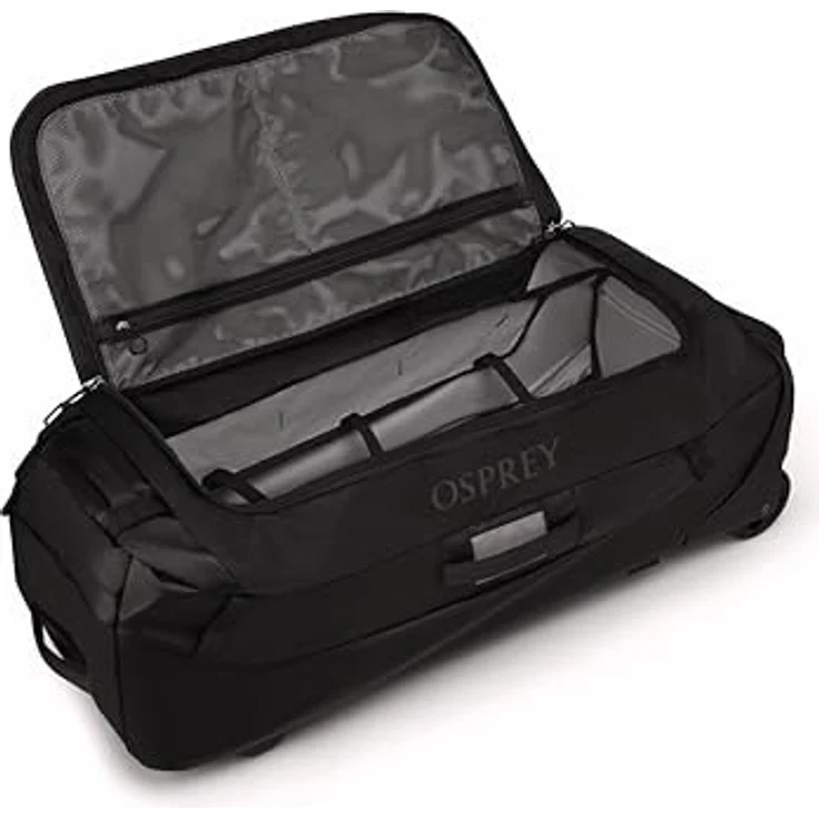 Osprey Transporter Wheeled Duffel 120, robuster Koffer mit 120 l Volumen, wasserfestem NanoTough™-Gewebe, schwarz – Bild 7