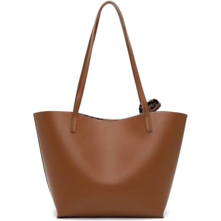 Tamaris Shopper TAS Margarethe, Polyurethan, cognac, Reißverschluss, 1 Hauptfach, 45 cm x 12 cm x 29 cm, 14 l – Bild 4