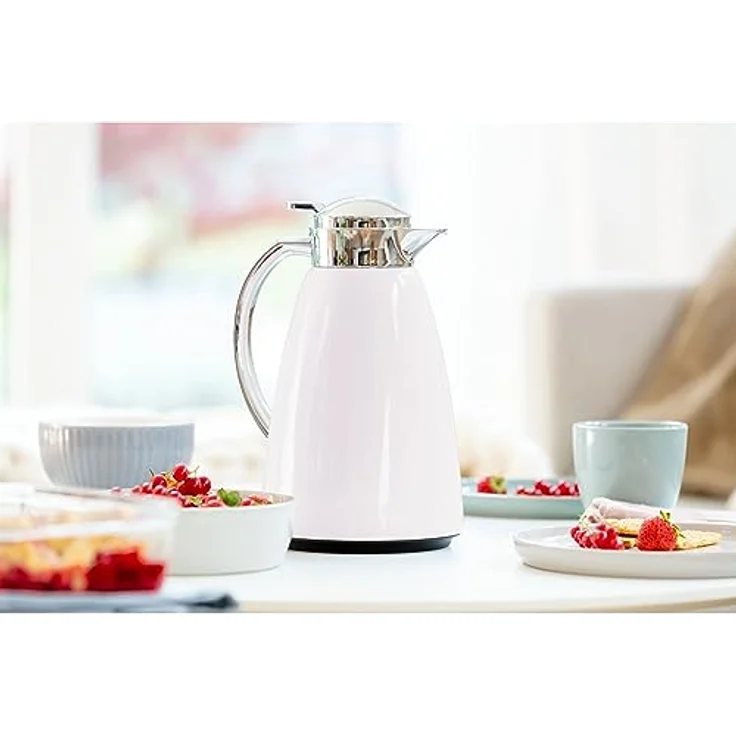 Emsa F4130200 Campo Isolierkanne, 1 Liter, Pastel-Rose – Bild 2