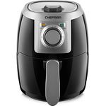 Chefman TurboFry 2 Litre Air Fryer, Personal & Compact, Adjustable Temperature Control, 30-minute Timer and Dishwasher-safe Basket, Black