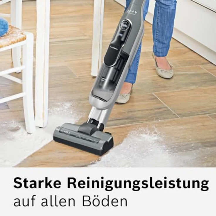 Bosch Hausgeräte Athlet Ultimate ProSilence 32.4 V BBH7SIL, Akkustaubsauger, grau – Bild 2