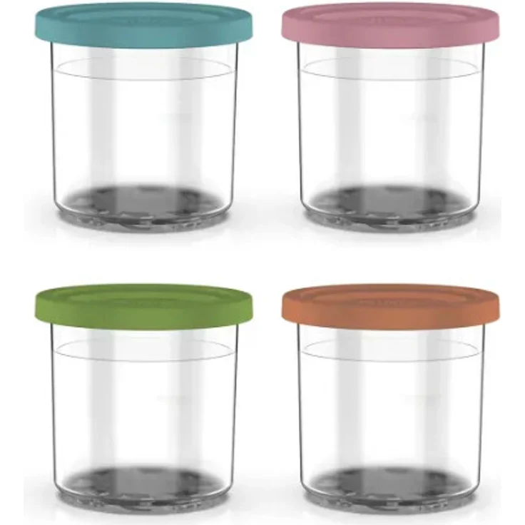 Ninja XSKPNTLID4EUK Dessert-Behälter mit farbigen Deckeln 4 Stück (NC300EU)