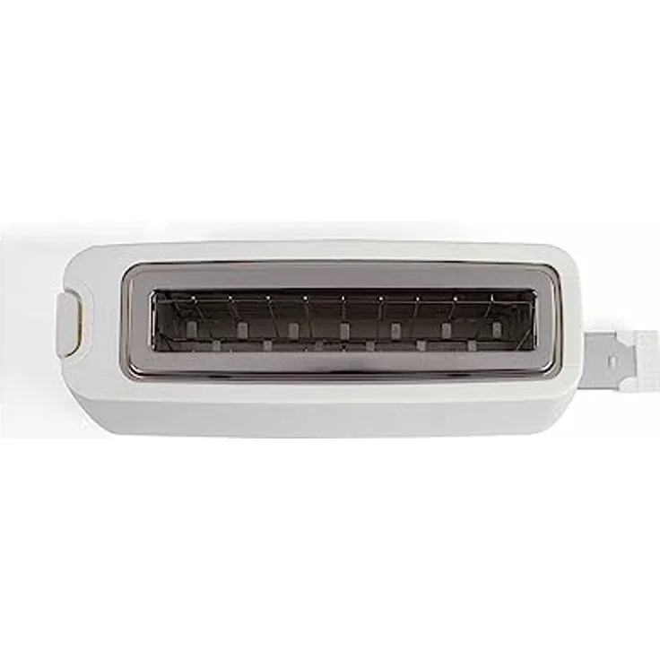 LIVOO Breit-Schlitz Toaster Toastgerät breiter Schlitz DOD168W weiß – Bild 4