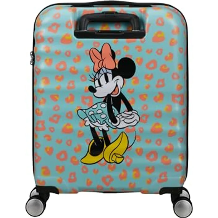 American Tourister Wavebreaker Disney FL - Spinner S, Handgepäck, 55 cm, 36 L, Mehrfarbig (Minnie Pastel Dots) - Robuster ABS-Koffer mit TSA-Schloss – Bild 4