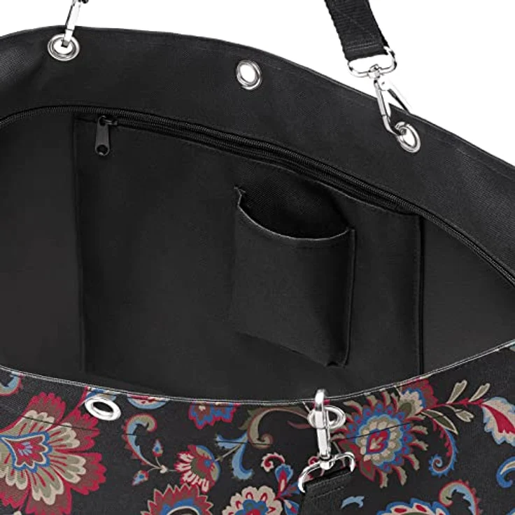 Reisenthel Einkaufstasche shopper XL, wasserabweisender Einkaufsbeutel mit abnehmbaren Henkeln, 68 x 20 x 45.5 cm, pink – Bild 3