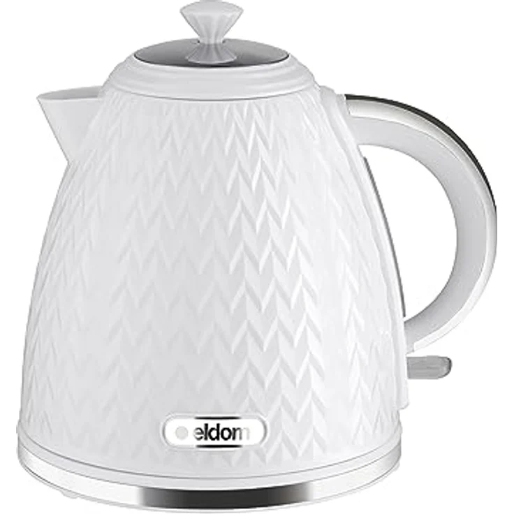 Eldom NELA Wasserkocher, 1,7L, 2000W, Kontrolllampe, Wasserstandsanzeige, weiß – Bild 3
