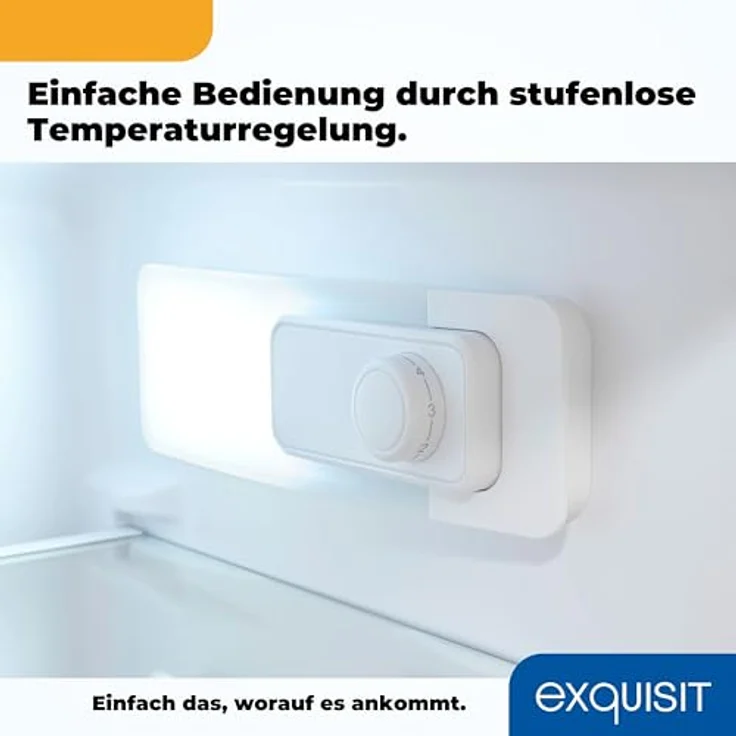 Exquisit Vollraumkühlschrank KS320-V-H-040D inoxlook | Nutzinhalt: 242 L – Bild 7