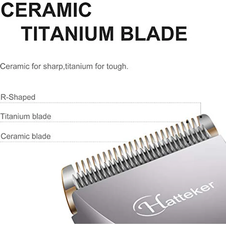 Hatteker Haarschneidemaschine Profi Haarschneider Herren Haartrimmer Bartschneider Barttrimmer Präzisionstrimmer Langhaarschneider Wasserdicht 3 In 1 – Bild 5