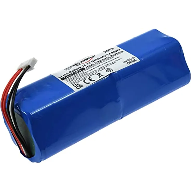 akku-net Akku für Saugroboter Ecovacs Deebot Ozmo 950 DX9G, 14,4V, 5200mAh Li-Ion, nicht kompatibel mit Akkutyp S11-Li-144-2600