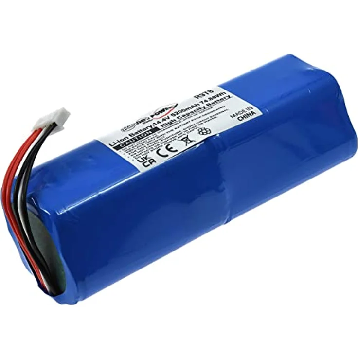 akku-net Akku für Saugroboter Ecovacs Deebot Ozmo 950 DX9G, 14,4V, 5200mAh Li-Ion, nicht kompatibel mit Akkutyp S11-Li-144-2600 – Bild 1