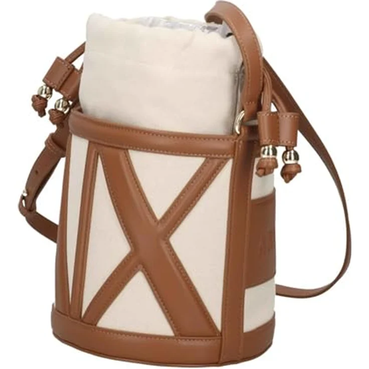Armani Exchange Marisol Mini Bag, Umhängetasche aus 100% Leder, 17 cm, braun – Bild 2