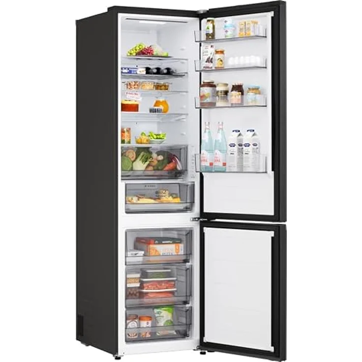 LG GBBS322CEV, Kühl-Gefrierkombination mit 375 l, 34 dB, 10 kg/24h, EEK C, Schwarz – Bild 13