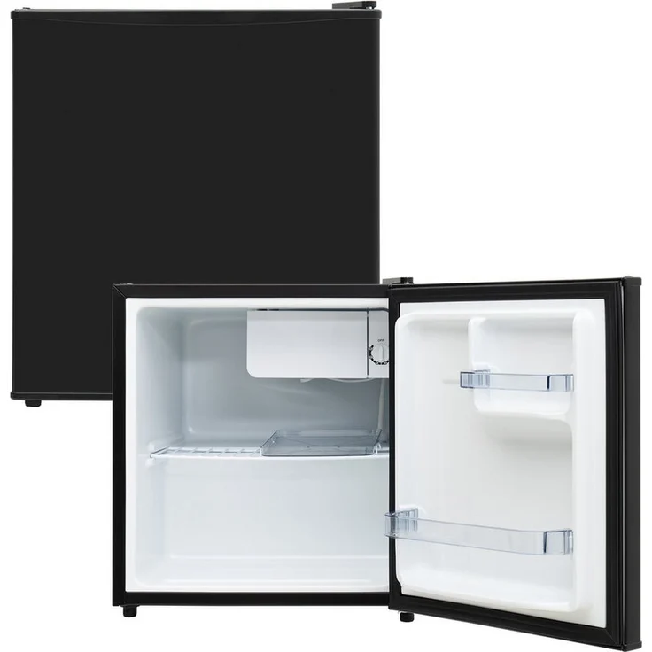 Smad DSF-48D6E-1, Table Top Kühlschrank mit 6-stufigem Thermostat, 39 dB, 45 cm breit, weiß, ideal für Schlafzimmer/Büro