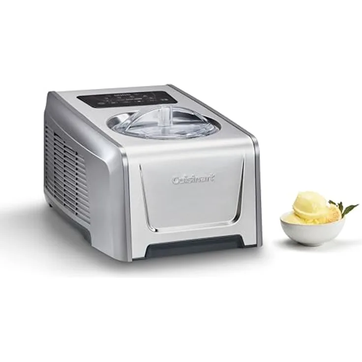 Cuisinart ProFreeze Ice Cream & Gelato Maker 1.5L, Eismaschine für Eiscreme und Sorbet, Weiss