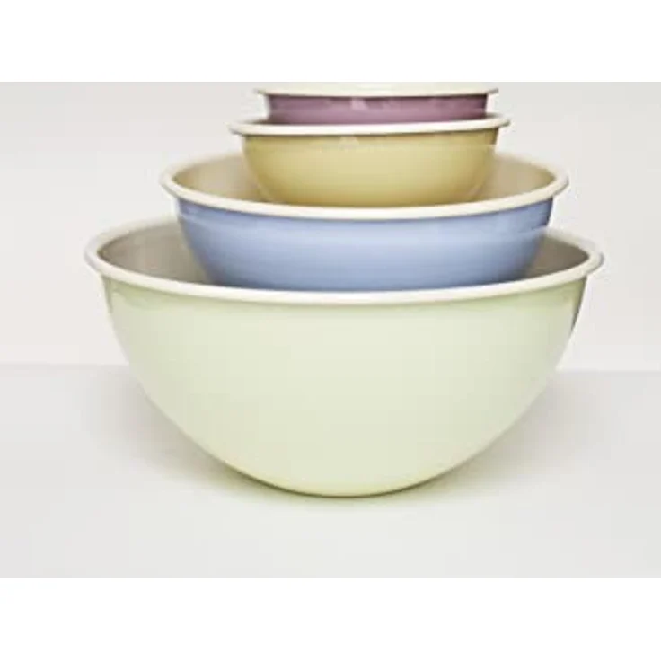 Riess, 0303-109, Küchenschüssel 14cm, Classic Sonderedition Nature Green Light, Durchmesser 14 cm, Höhe 5.1 cm, Emaille, grün, Induktion – Bild 3