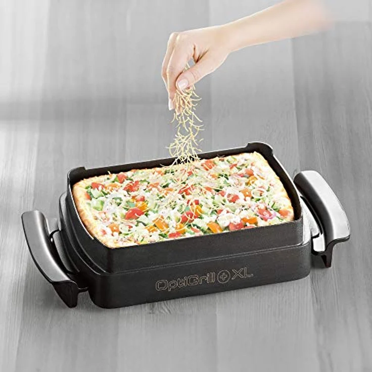 Tefal XA7268 OptiGrill Snacking & Baking Backschale XL (passend nur für OptiGrill XL, antihaftversiegelt, Kapazität: 2 Liter, spülmaschinenfest) schwarz – Bild 3