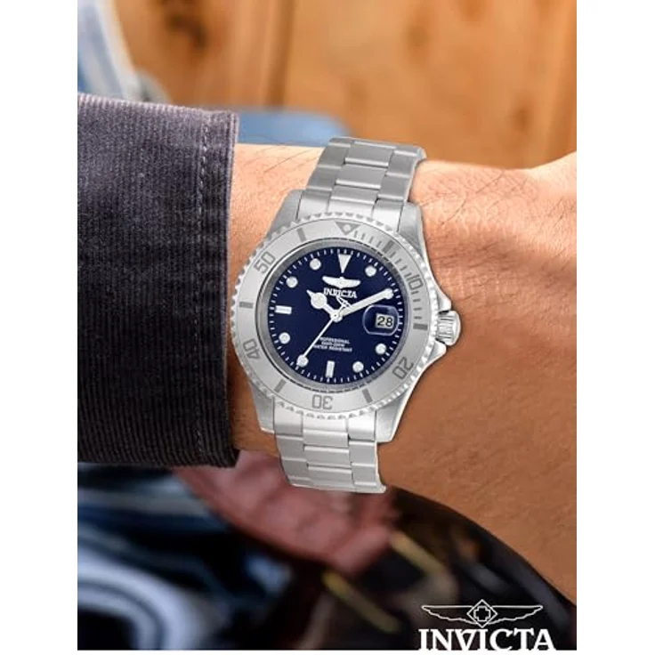 Invicta Pro Diver, Edelstahl Herren Quarzuhrwerk mit Datumsanzeige, 40mm – Bild 2