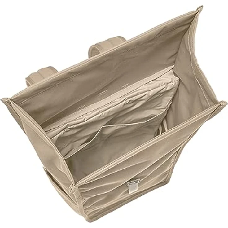 VAUDE Coreway Rolltop 20, Freizeitrucksack mit 15,6 Zoll Laptopfach, klimaneutral, in Linen – Bild 3