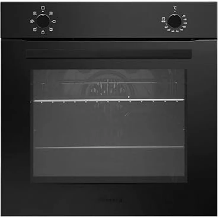 Respekta Einbaubackofen AB121MS-26, autark in matt-schwarzem Design, Energieeffizienzklasse A, 72 Liter, 7 Beheizungsarten, Auftaufunktion, dampfunterstützte Garfunktion